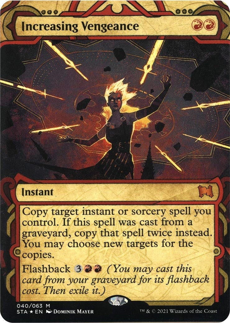 Image for Increasing Vengeance (Foil Etched) (40) (Strixhaven: Mystical Archives) - Magic: The Gathering
