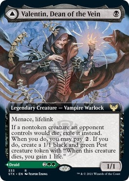 Image for Valentin, Dean of the Vein (Extended Art) (333) (Strixhaven: School of Mages) - Magic: The Gathering