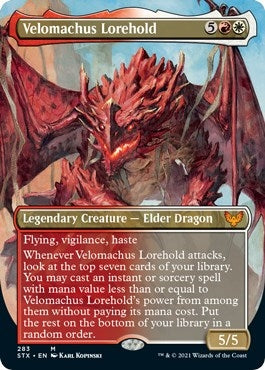 Image for Velomachus Lorehold (Borderless) (283) (Strixhaven: School of Mages) - Magic: The Gathering