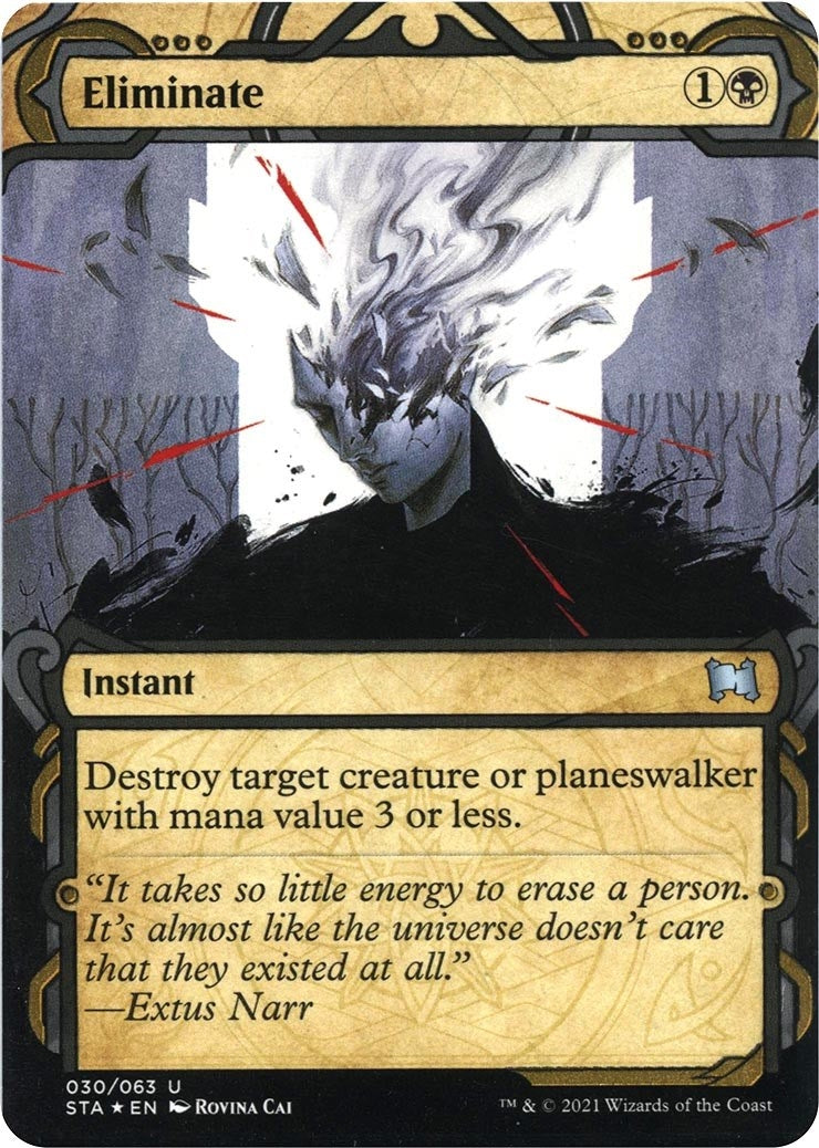 Image for Eliminate (Foil Etched) (30) (Strixhaven: Mystical Archives) - Magic: The Gathering