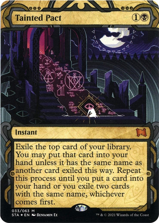 Image for Tainted Pact (Foil Etched) (33) (Strixhaven: Mystical Archives) - Magic: The Gathering