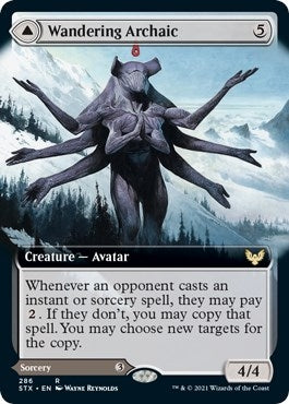 Image for Wandering Archaic (Extended Art) (286) (Strixhaven: School of Mages) - Magic: The Gathering