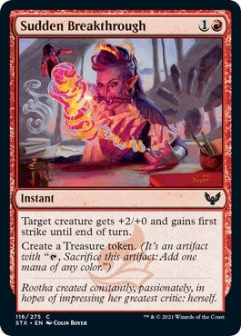 Image for Sudden Breakthrough (116) (Strixhaven: School of Mages) - Magic: The Gathering