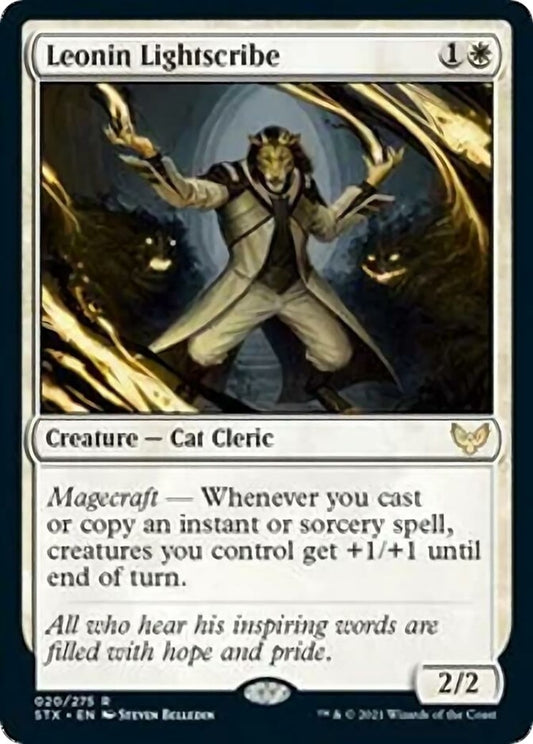Image for Leonin Lightscribe (20) (Strixhaven: School of Mages) - Magic: The Gathering