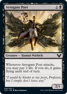 Image for Arrogant Poet (63) (Strixhaven: School of Mages) - Magic: The Gathering