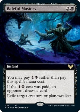 Image for Baleful Mastery (Extended Art) (301) (Strixhaven: School of Mages) - Magic: The Gathering