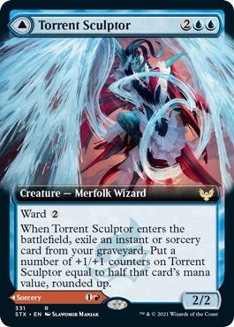Image for Torrent Sculptor (Extended Art) (331) (Strixhaven: School of Mages) - Magic: The Gathering