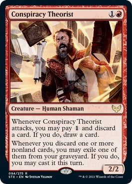 Image for Conspiracy Theorist (94) (Strixhaven: School of Mages) - Magic: The Gathering
