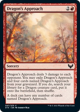 Image for Dragon's Approach (97) (Strixhaven: School of Mages) - Magic: The Gathering