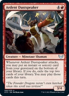 Image for Ardent Dustspeaker (92) (Strixhaven: School of Mages) - Magic: The Gathering