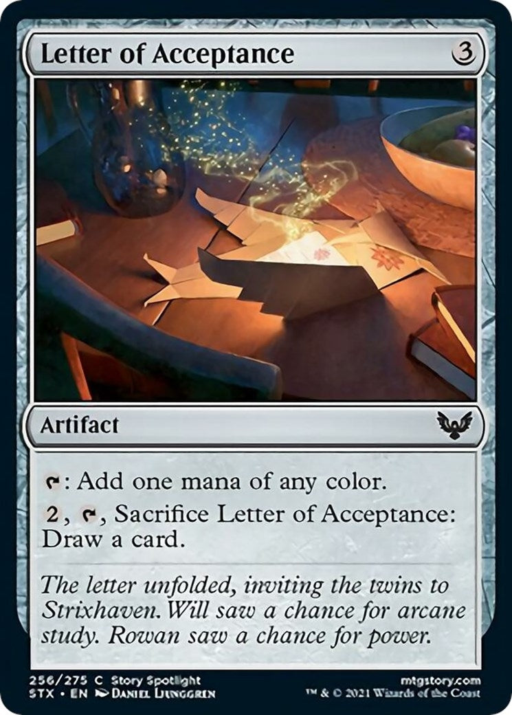 Image for Letter of Acceptance (256) (Strixhaven: School of Mages) - Magic: The Gathering