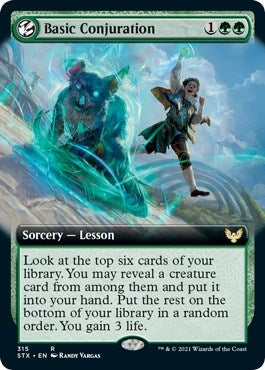 Image for Basic Conjuration (Extended Art) (315) (Strixhaven: School of Mages) - Magic: The Gathering