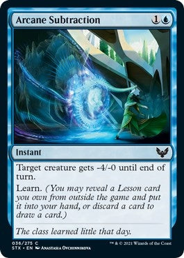 Image for Arcane Subtraction (36) (Strixhaven: School of Mages) - Magic: The Gathering