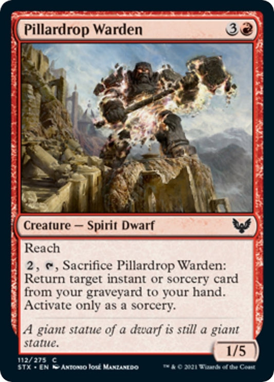 Image for Pillardrop Warden (112) (Strixhaven: School of Mages) - Magic: The Gathering