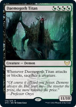 Image for Daemogoth Titan (174) (Strixhaven: School of Mages) - Magic: The Gathering