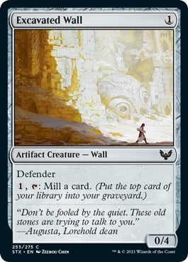 Image for Excavated Wall (255) (Strixhaven: School of Mages) - Magic: The Gathering