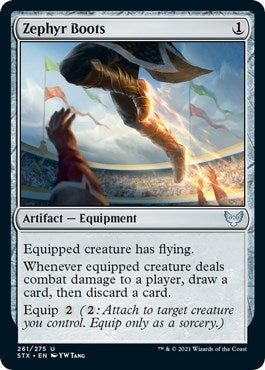 Image for Zephyr Boots (261) (Strixhaven: School of Mages) - Magic: The Gathering
