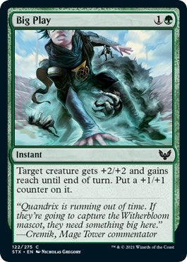 Image for Big Play (122) (Strixhaven: School of Mages) - Magic: The Gathering