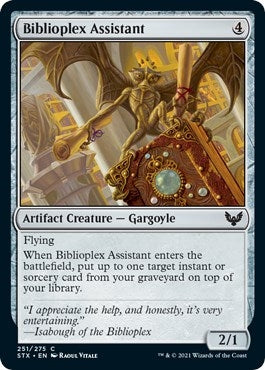 Image for Biblioplex Assistant (251) (Strixhaven: School of Mages) - Magic: The Gathering
