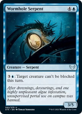 Image for Wormhole Serpent (62) (Strixhaven: School of Mages) - Magic: The Gathering