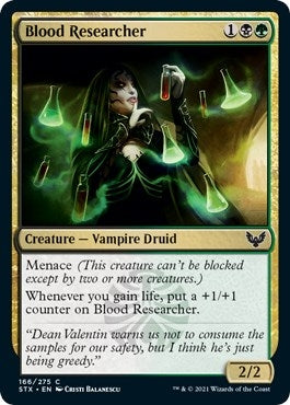 Image for Blood Researcher (166) (Strixhaven: School of Mages) - Magic: The Gathering