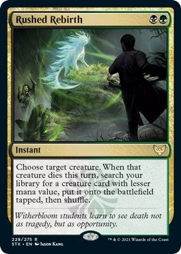Image for Rushed Rebirth (228) (Strixhaven: School of Mages) - Magic: The Gathering