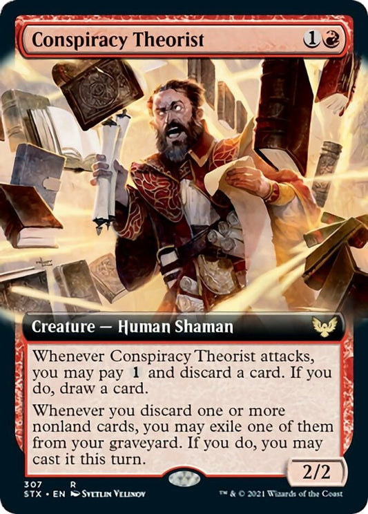 Image for Conspiracy Theorist (Extended Art) (307) (Strixhaven: School of Mages) - Magic: The Gathering