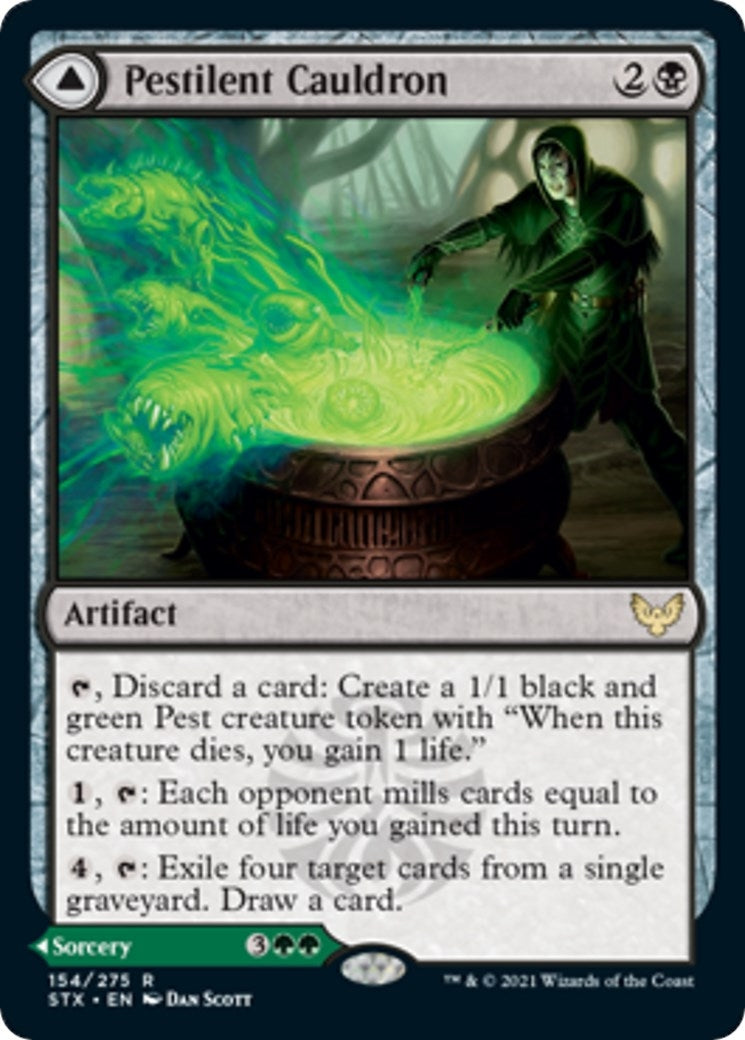 Image for Pestilent Cauldron (154) (Strixhaven: School of Mages) - Magic: The Gathering