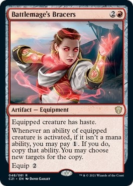 Image for Battlemage's Bracers (48) (Commander 2021) - Magic: The Gathering