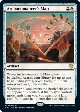 Image for Archaeomancer's Map (12) (Commander 2021) - Magic: The Gathering
