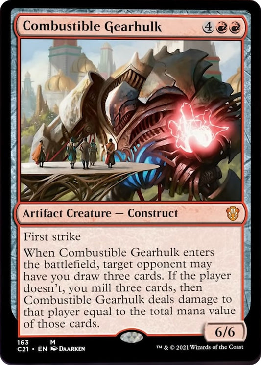 Image for Combustible Gearhulk (163) (Commander 2021) - Magic: The Gathering