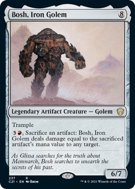 Image for Bosh, Iron Golem (237) (Commander 2021) - Magic: The Gathering