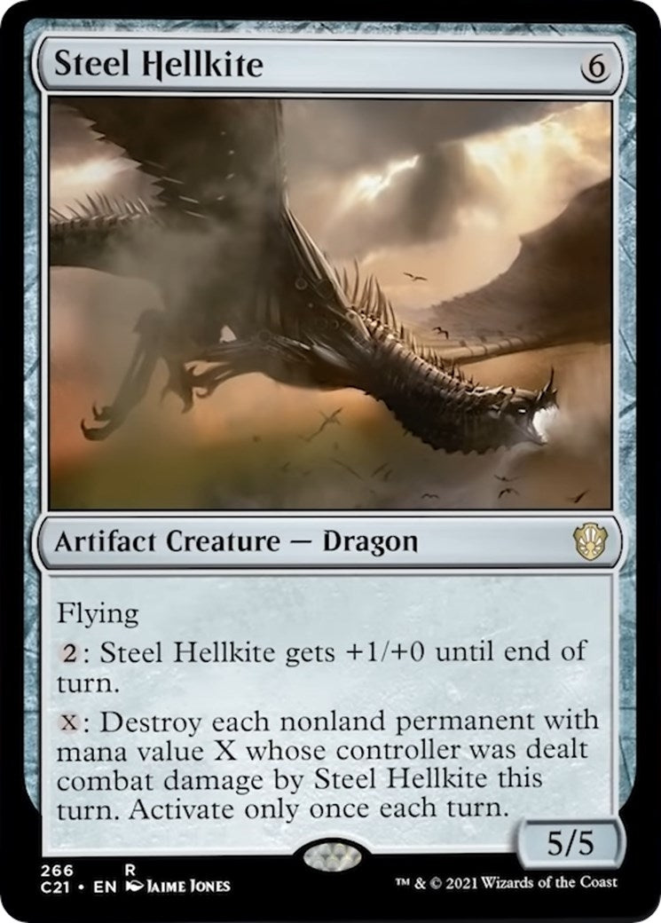 Image for Steel Hellkite (266) (Commander 2021) - Magic: The Gathering