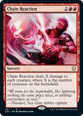 Image for Chain Reaction (161) (Commander 2021) - Magic: The Gathering