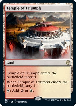 Image for Temple of Triumph (327) (Commander 2021) - Magic: The Gathering