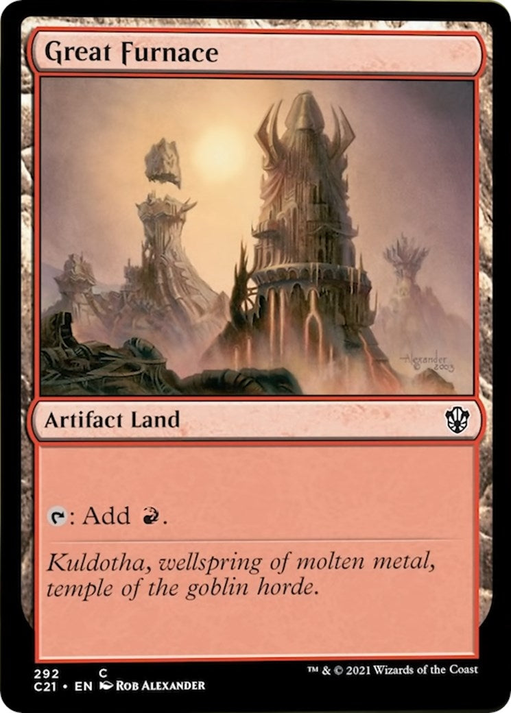 Image for Great Furnace (292) (Commander 2021) - Magic: The Gathering