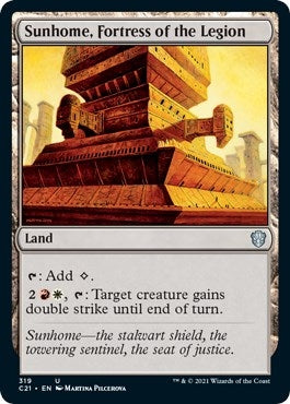 Image for Sunhome, Fortress of the Legion (319) (Commander 2021) - Magic: The Gathering
