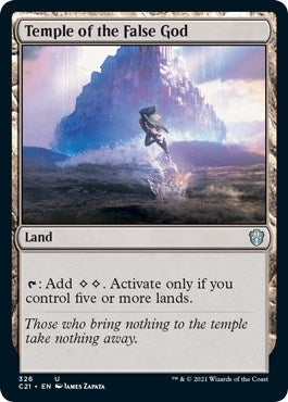 Image for Temple of the False God (326) (Commander 2021) - Magic: The Gathering