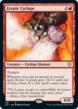 Image for Erratic Cyclops (166) (Commander 2021) - Magic: The Gathering