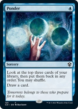 Image for Ponder (125) (Commander 2021) - Magic: The Gathering