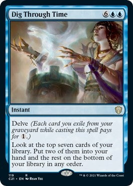 Image for Dig Through Time (119) (Commander 2021) - Magic: The Gathering