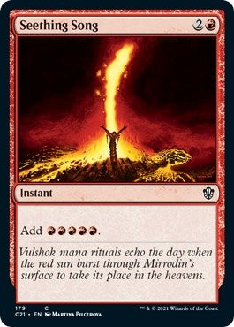 Image for Seething Song (179) (Commander 2021) - Magic: The Gathering