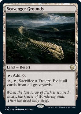 Image for Scavenger Grounds (314) (Commander 2021) - Magic: The Gathering