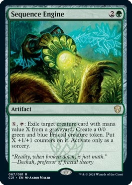 Image for Sequence Engine (67) (Commander 2021) - Magic: The Gathering