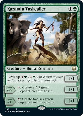 Image for Kazandu Tuskcaller (196) (Commander 2021) - Magic: The Gathering