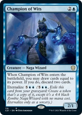 Image for Champion of Wits (116) (Commander 2021) - Magic: The Gathering