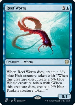 Image for Reef Worm (127) (Commander 2021) - Magic: The Gathering