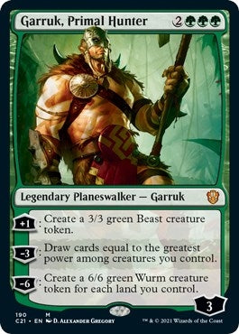 Image for Garruk, Primal Hunter (190) (Commander 2021) - Magic: The Gathering