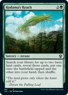 Image for Kodama's Reach (197) (Commander 2021) - Magic: The Gathering
