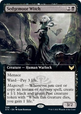 Image for Sedgemoor Witch (Extended Art) (306) (Strixhaven: School of Mages) - Magic: The Gathering